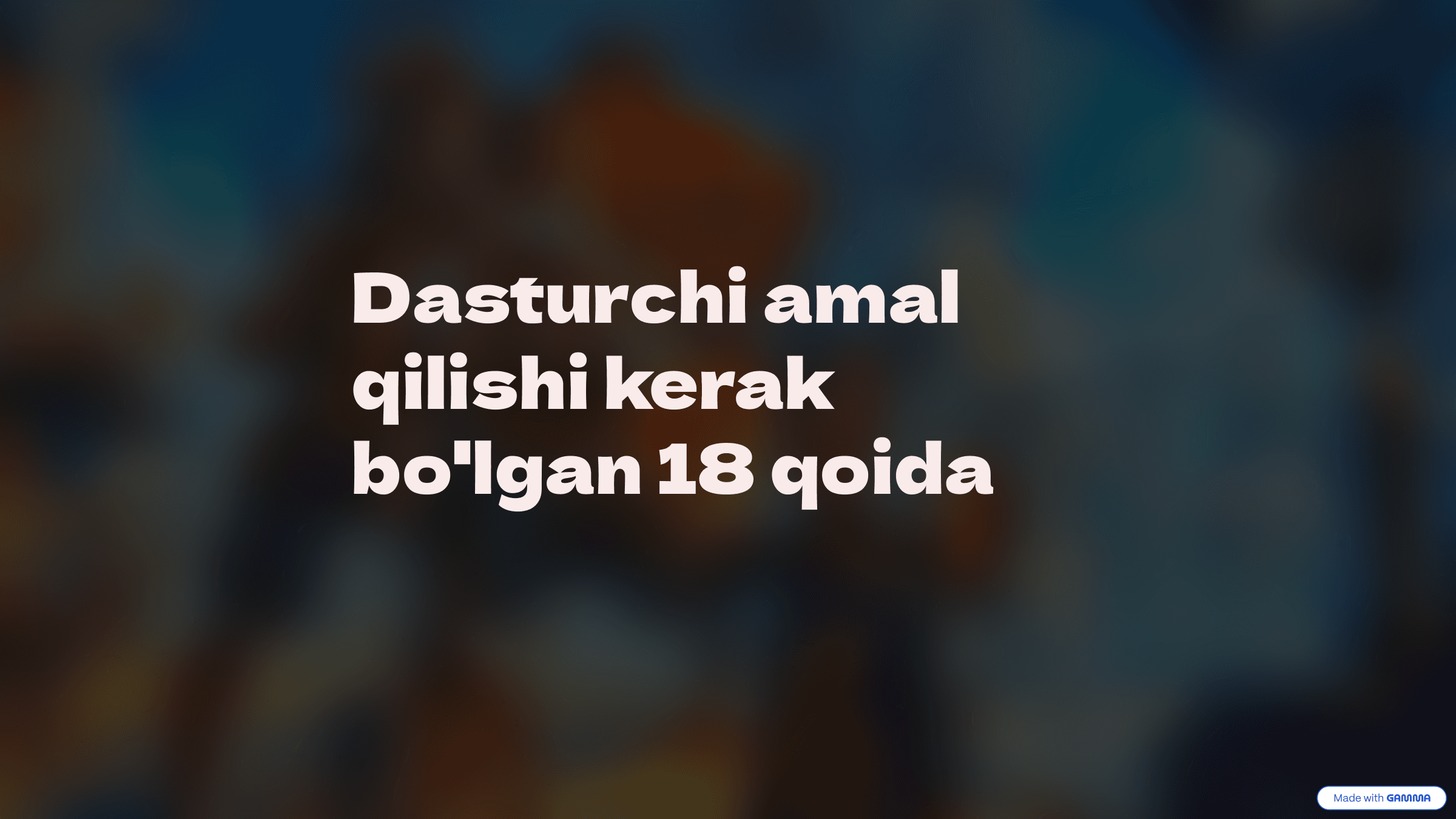 Dasturchi amal qilishi kerak bo'lgan 18 qoida